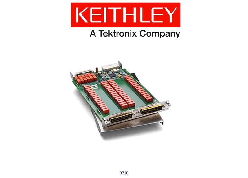 Keithley model 3720 Dual 1x30 Multiplexer Card (auto CJC with 3720-ST)
