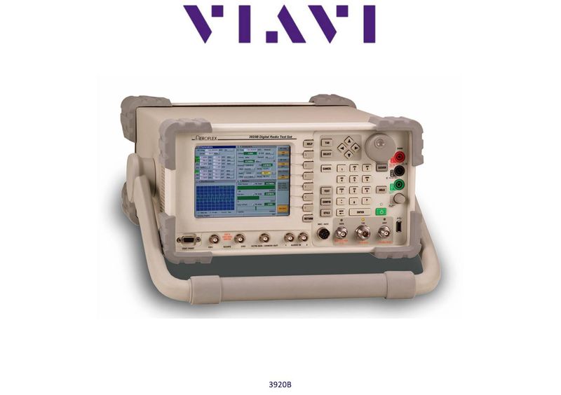 VIAVI 3920B Analogue & Digital Radio Test Set