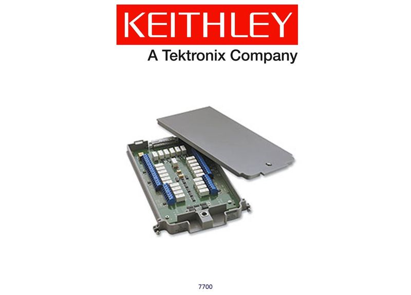 Keithley model 7700 20-Chan, Differential Multiplexer Module, Auto CJC, to 50MHz, 2700 series