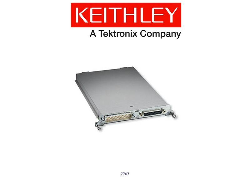 Keithley model 7707 10-Ch Diff Mux Module, 32-Ch Digital I/O, for Models 2700, 2701, and 2750