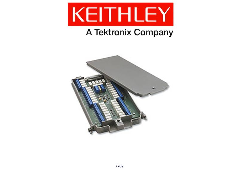 Keithley model 7702 40-Ch, Diff Mux Module, Screw Terminals (for Models 2700, 2701, and 2750)