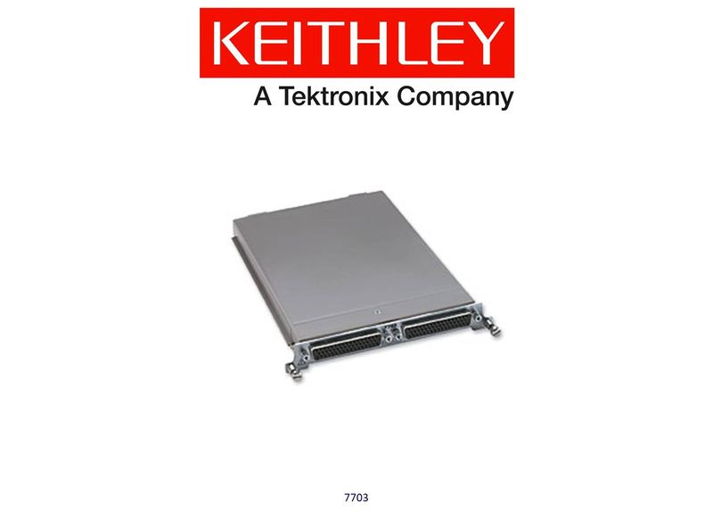 Keithley model 7703 32-Ch, High-Speed, Diff Mux Module (for Models 2700, 2701, and 2750)