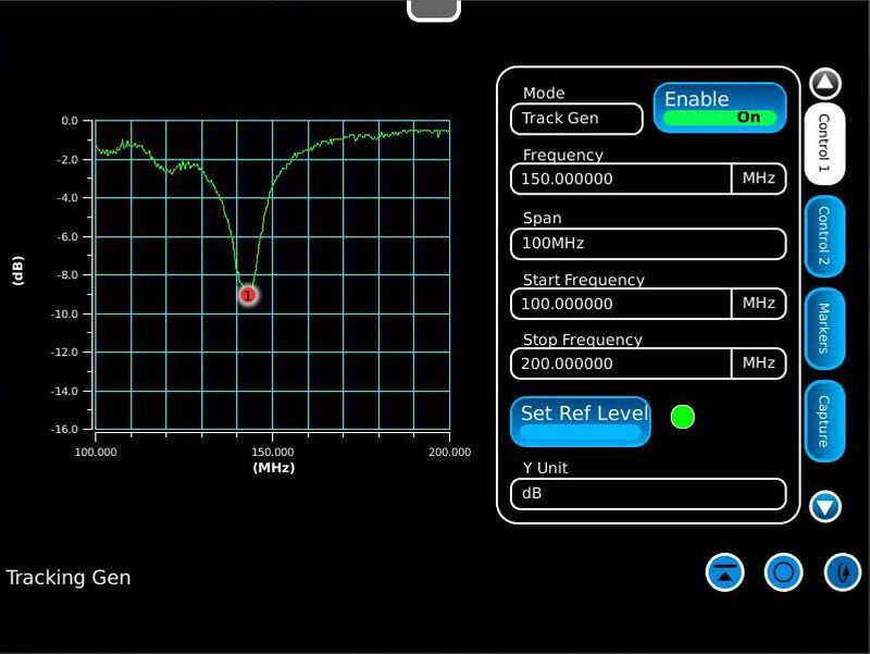 8800 Tracking Generator Option - Software Key Installed