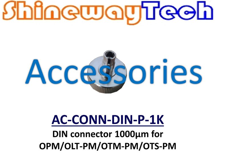 AC-CONN-DIN-P-1K, DIN Connector, for OPM Ø1000um Det'r