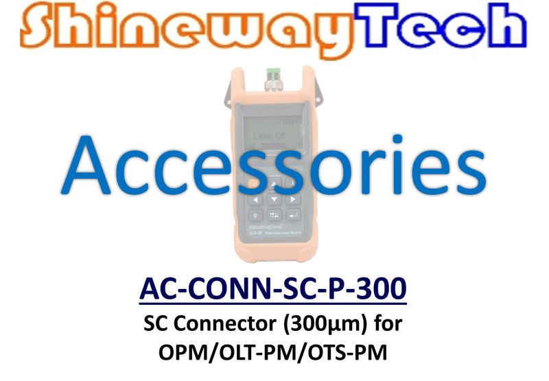 AC-CONN-SC-P-300, SC Conn'r, for Pwr Mtr, Ø300um Det'r