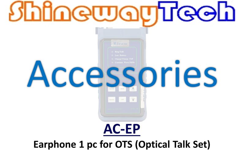 AC-EP, Earphone 1 pc, for for OTS optical talk set