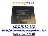 AC-OFS-80-BAT, Rechargable Li-Ion Battery, for OFS-80