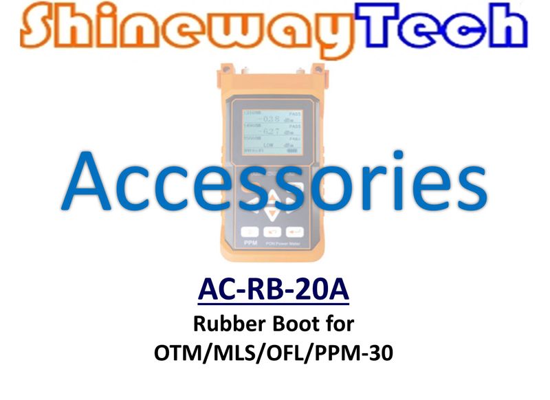 AC-RB-20A, Rubber Boot , for OTM,OTS,MLS,PPM-30