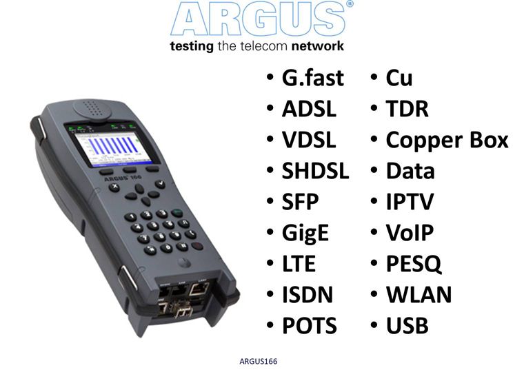 xDSL + GigE Combi-tester