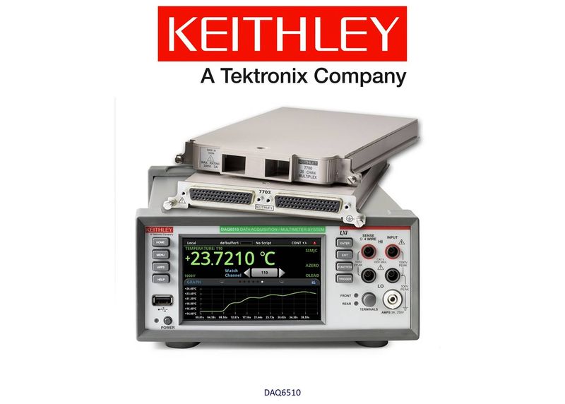 Keithley model DAQ6510 Data Acquisition and Multimeter System