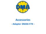 DMA adapter kit for Dassault F7X, F8X