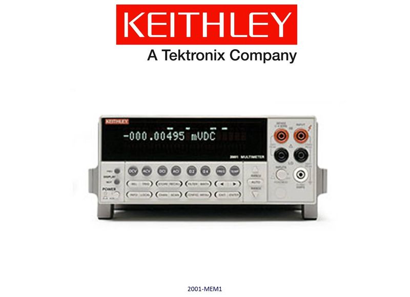 Keithley model 2001 High Performance 7.5-Digit DMM with 32K Memory