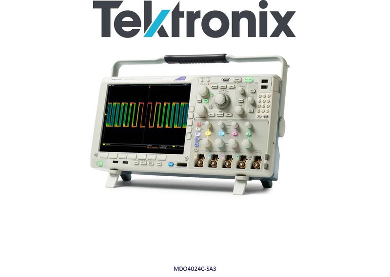 Tektronix MDO4024C-SA3 Mixed Domain Oscilloscope, 200MHz, 4 Analog Channels, 3GHz Spec An