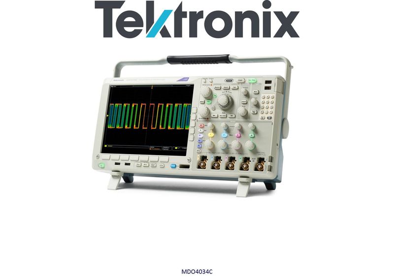 Tektronix MDO4034C Mixed Domain Oscilloscope, 350MHz, 4 Analog Channels