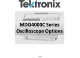 Tektronix option MDO4SA3 - Adds 9kHz - 3 GHz spectrum analyser to MDO4000C series oscilloscope.