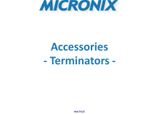 Terminators for Micronix portable spectrum analyers