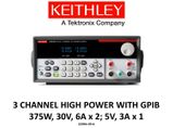 Keithley 2230G-30-6 high power benchtop power supply, 2x30v 6A, 1x5v 3A, low noise, prog. GPIB