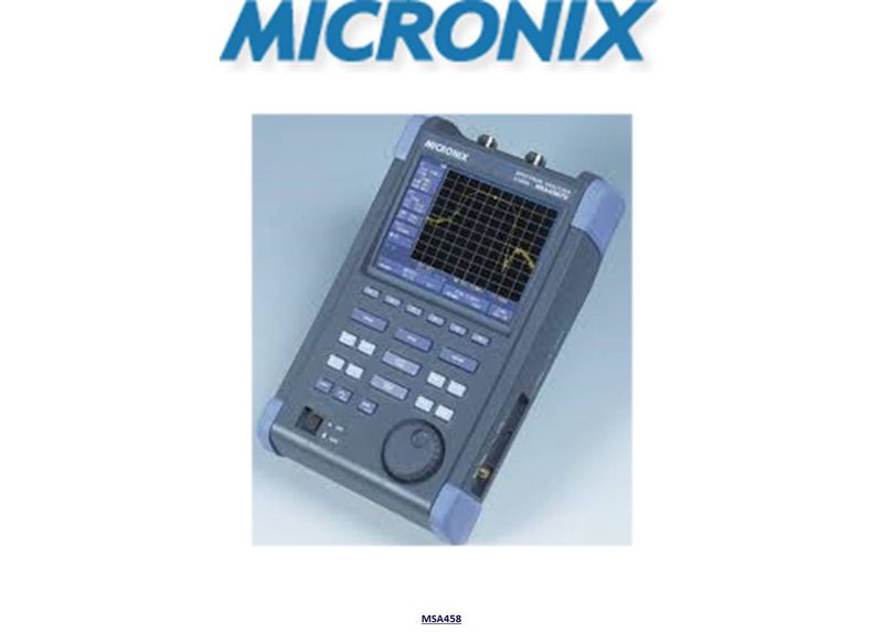 Spectrum Analyser, Portable 50kHz To 8.5GHz