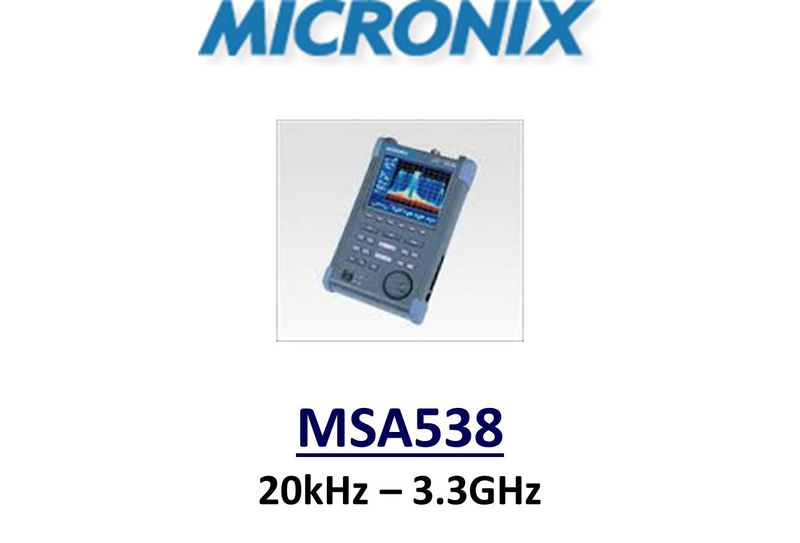 Spectrum Analyser, Portable 20kHz To 3.3GHz