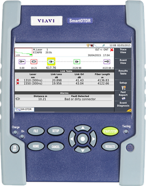 VIAVI SmartOTDR Handheld Fibre Tester