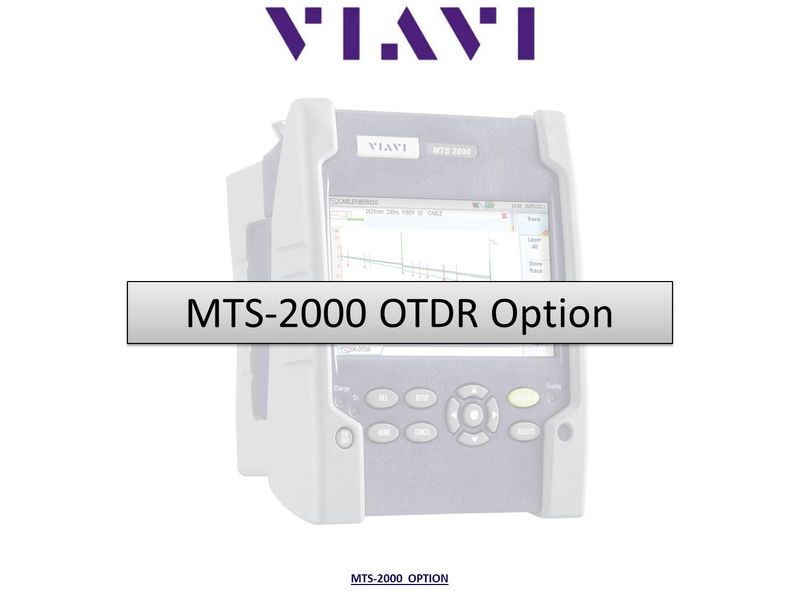 MTS-2000 platform option - Built-in optical power meter and talk set