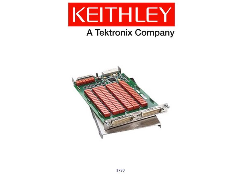Keithley model 3730 6x16, High Density, Matrix Card