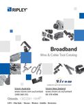 Ripley Tools Broadband Wire & Cable Tools Catalogue