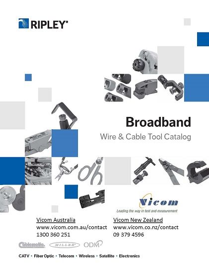 Ripley Tools Broadband Wire & Cable Tools Catalogue