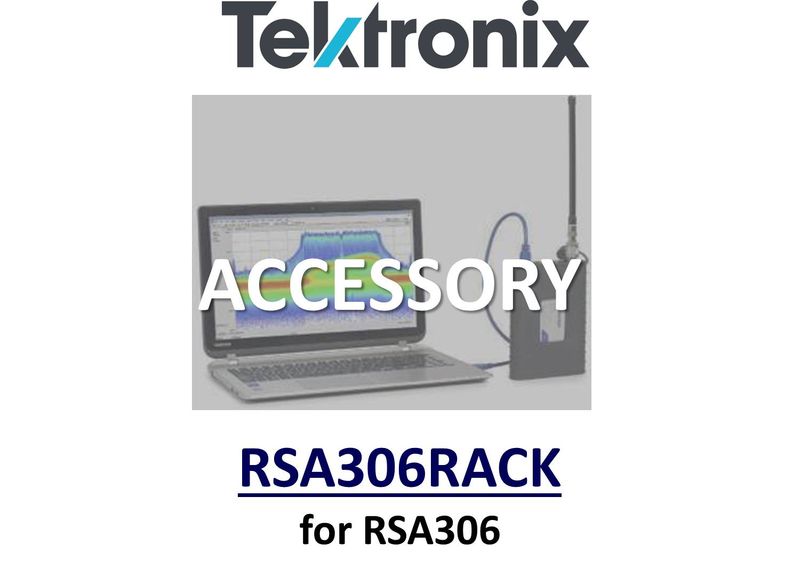 Rackmount with slots for two RSA306 Spectrum Analysers