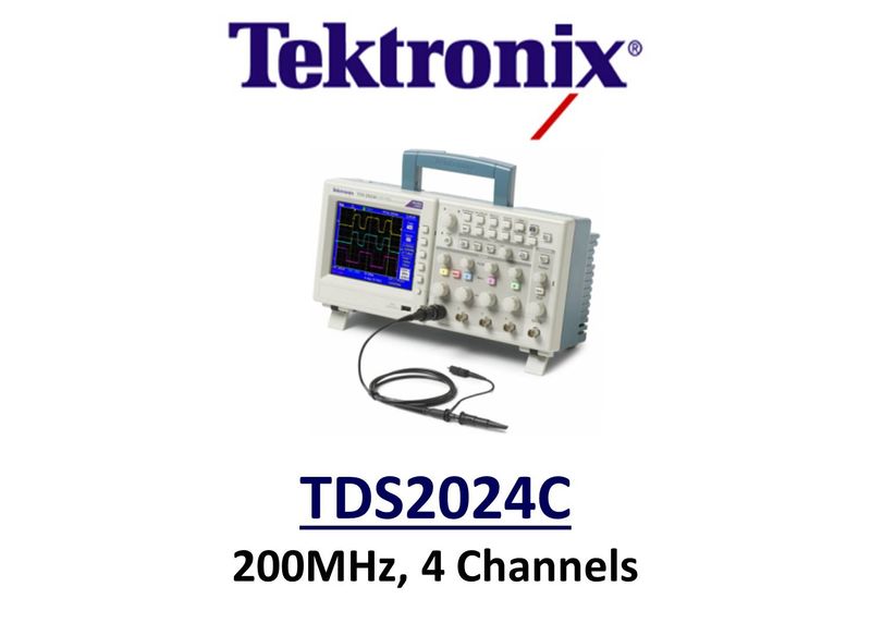 TDS2024C AFFORDABLE PERFORMANCE DIGITAL STORAGE OSCILLOSCOPE, 200MHZ, 4 CHANNELS