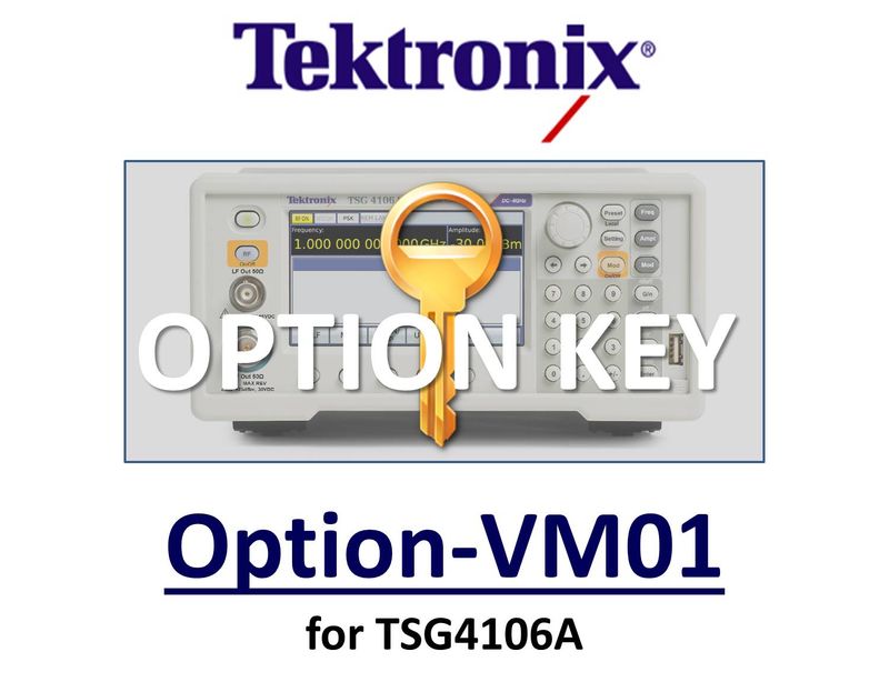 GSM modulation, requires option VM00