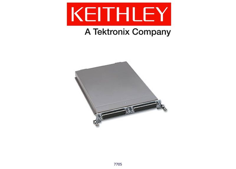 Keithley model 7705 40-Ch, Single-Pole Control Module (for Models 2700, 2701, and 2750)