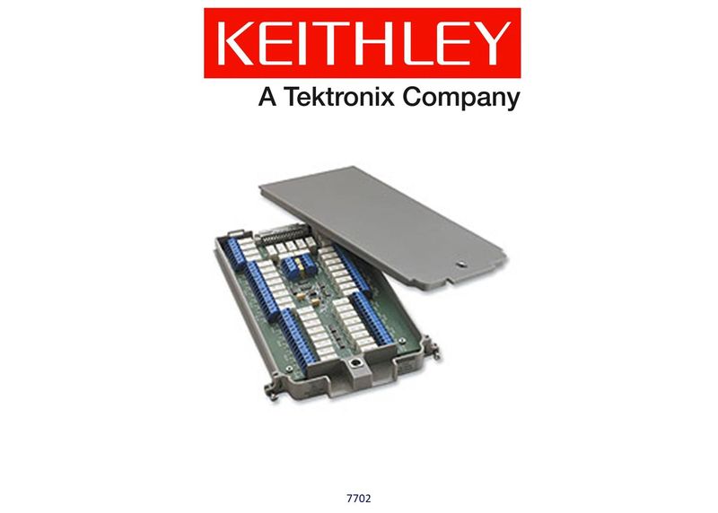 Keithley model 7702 40-Ch, Diff Mux Module, Screw Terminals (for Models 2700, 2701, and 2750)