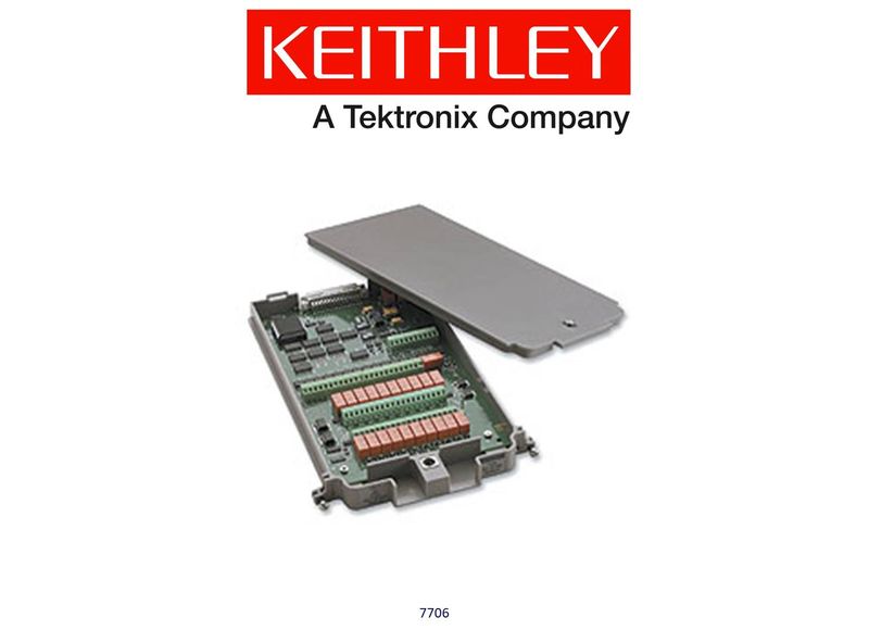 Keithley model 7706 All-in-One I-O Module 20-Ch Diff Mux, Auto CJC, 16 Dig, 2 Anal, 2700 series