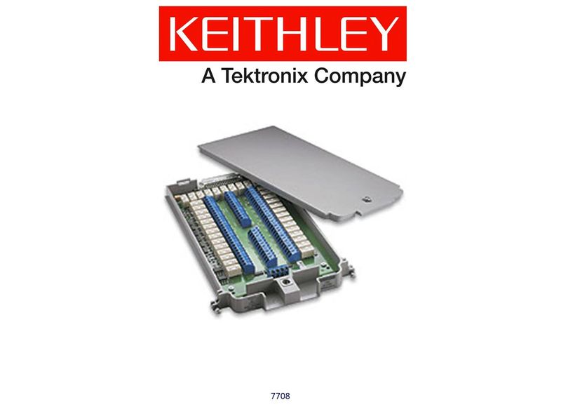 Keithley model 7708 40-Ch, Diff Mux Module, Automatic CJC and Screw Terminals for Series 2700