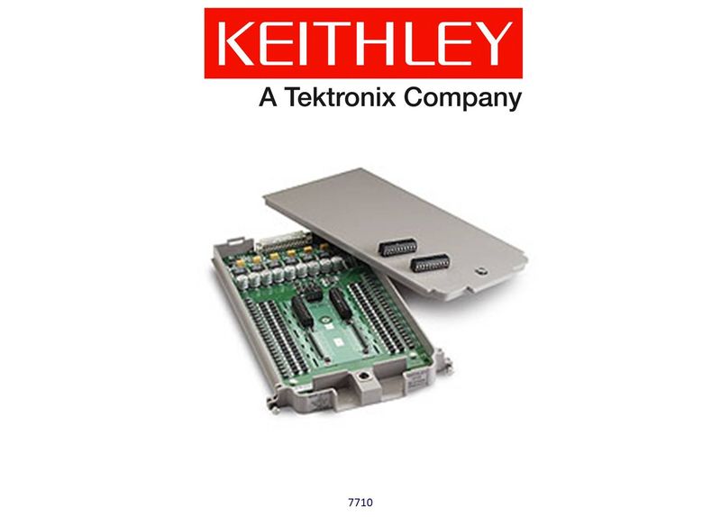Keithley model 7710 20-Channel SS, Long-Life Diff Mux,  CJC for Models 2700, 2701, & 2750