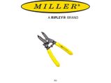 Miller 721 Multi-Wire Stripper/Cutter with Cushioned Grip and Handle Lock, 22-10 AWG