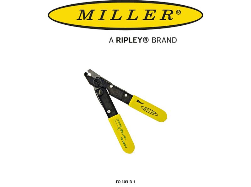 Miller FO 103-D-J, Dual Hole Fibre Stripper, 125 micron finish & 2-3 mm jackets