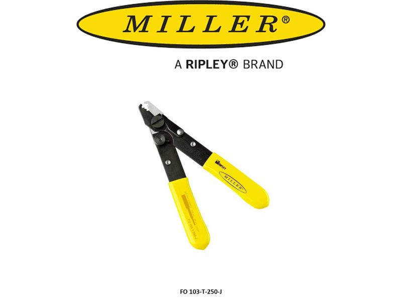 Miller FO 103-T-250-J, Tri-hole Stripper, 125 & 250 micron and 2-3 mm jackets