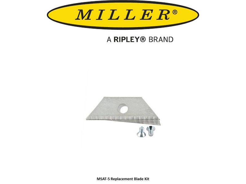 Miller CB-281 5-blade pack with mounting screws for MSAT-5 Mid-Span Access Tool