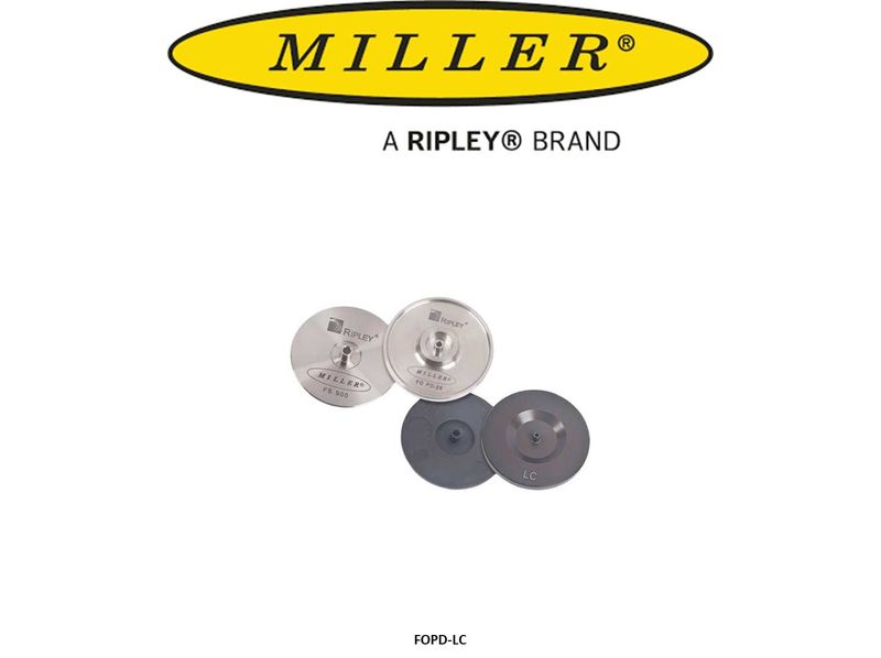 Miller FOPD-LC, Aluminum Fiber Optic Polishing Disk for LC Connectors