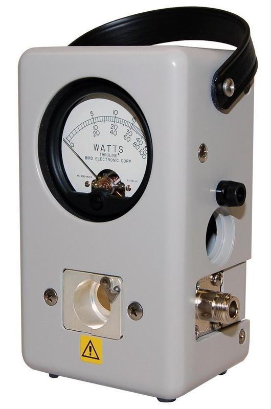 BIRD 43 THRU-LINE WATT METER, 50 OHM, 100MW - 10KW