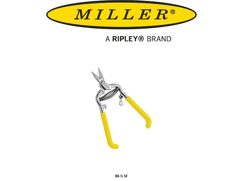 Miller 86 1/2SF Electrical Shears - 1 Serrated with Grips