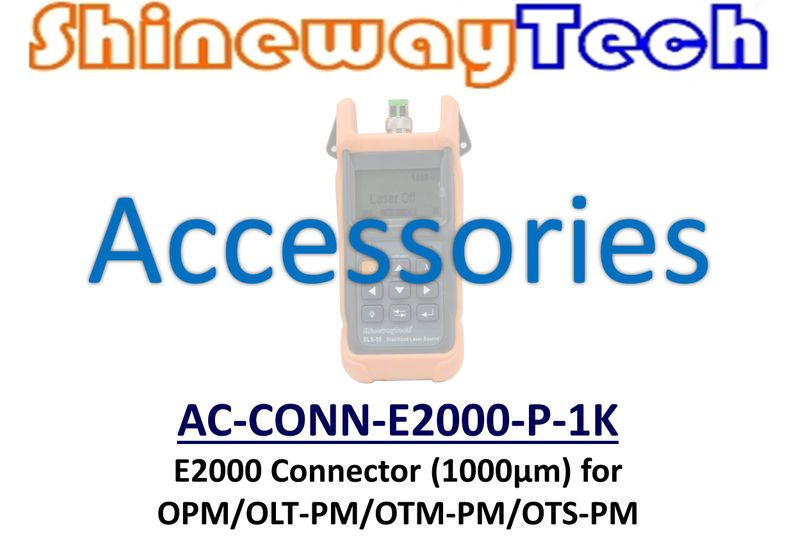 AC-CONN-E2000-P-1K, E2000 Connector, for OPM Ø1000um Det'r