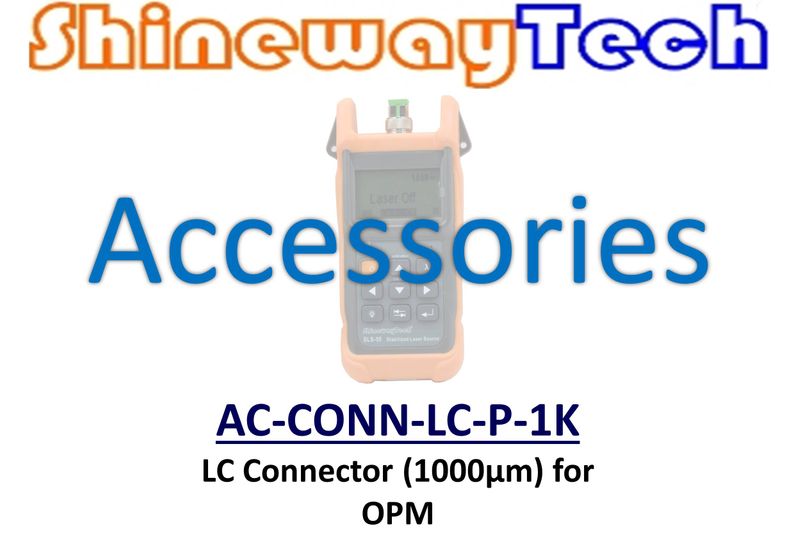 AC-CONN-LC-P-1K, LC Connector, for OPM Ø1000um Det'r