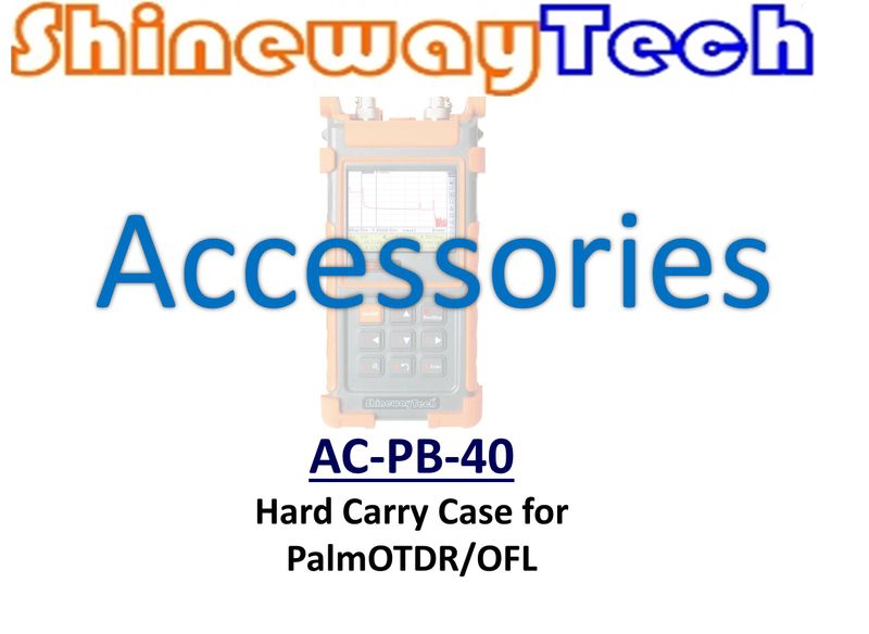 AC-PB-40, Hard Carry Case, Plastic, for palmOTDR,OFL