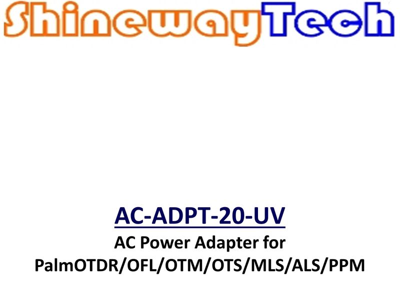 Universal AC Adapter, 13.8vDC for palmOTDR, OFL, OTM, OTS, MLS, ALS, PPM.