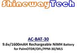 AC-BAT-30 9.6V_1600mAH, Rechargable NiMH Battery