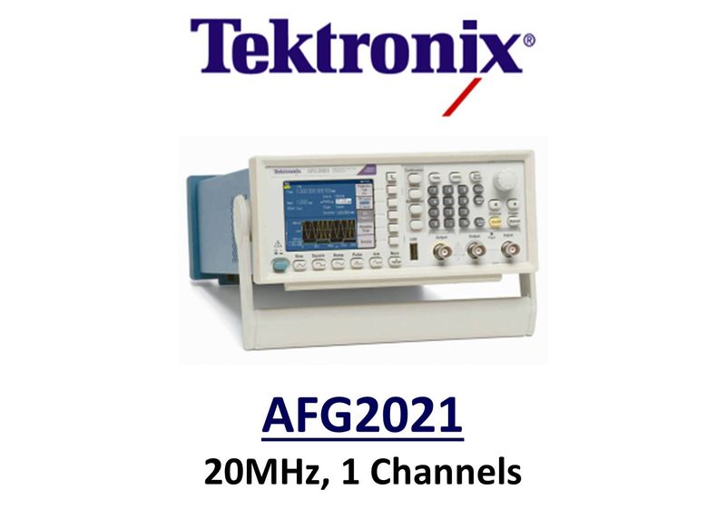 Tektronix AFG2021 Arbitrary Function Generator: 1 Channel, 250MS/s, 20MHz Sine Waveform, 14-bits