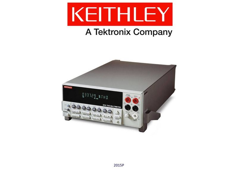 Keithley model 2015P Audio Analyzing 6.5-Digital Multimeter, 4V RMS source with peak analysis